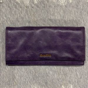 Miu Miu Leather Flap Wallet
